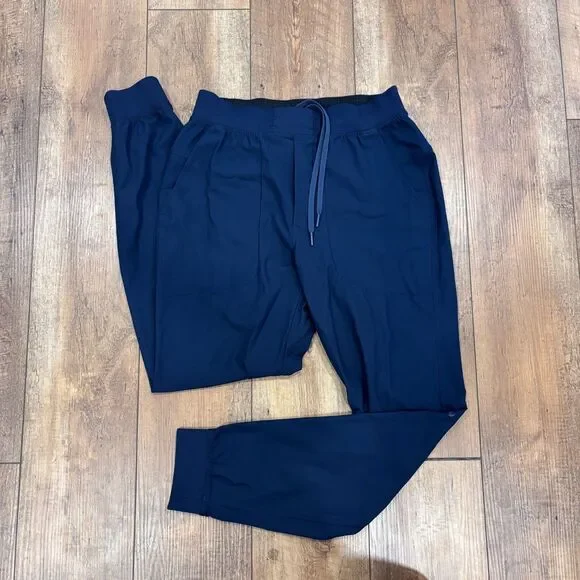 Lululemon Pants Men M Navy Blue ABC Jogger 30" Warpstreme Stretch Gym M5AOLS - Picture 3 of 11